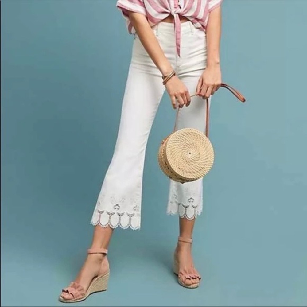 Pilcro and the Letterpress High Rise Flare Jeans — Size 25